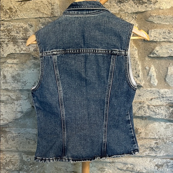 Guess Blue Denim Vest - Picture 3 of 7